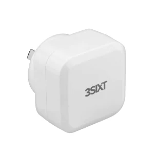 3SIXT USB-C 30W PD Wall Charger White with USB-C Cable